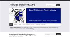 Desktop Screenshot of bandofbrothersministry.org